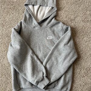 Nike Heather Gray Fleece Hoodie